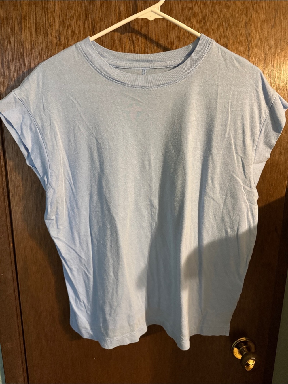 a new day Light Blue Crewneck Short Sleeve Tee